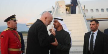 Rama e pret në aeroport presidentin e Emirateve të Bashkuara