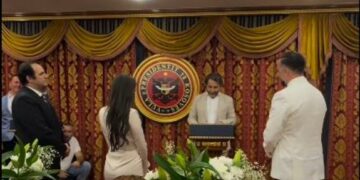 Momente nga ceremonia e marteses së Teuta Rugoves me Agron Gjeloshin