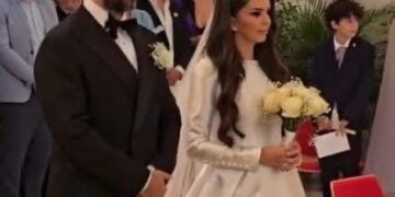 Vajza e ish-presidentit Ibrahim Rugova, Teuta martohet me Agron Gjeloshin në Katedrale