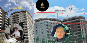 Thellohet skandali: Në vend të rrënimit, ‘Medi Premium’ ndërton edhe një ‘Penthouse’ pa leje – inspektorët nënshtrohen përballë biznesmenit Albert Halilaj