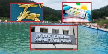 Baktere, alga e nitrate si pasojë e djersëve e urinës, analizat e ujit që çuan në mbylljen e pishinës së Gërmisë