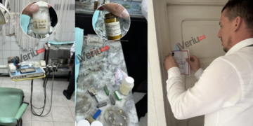 Inspektorati mbyll një ordinancë stomatologjike në Mitrovicën e veriut, evidentohen shkelje të shumta e produkte pa afat (Foto)