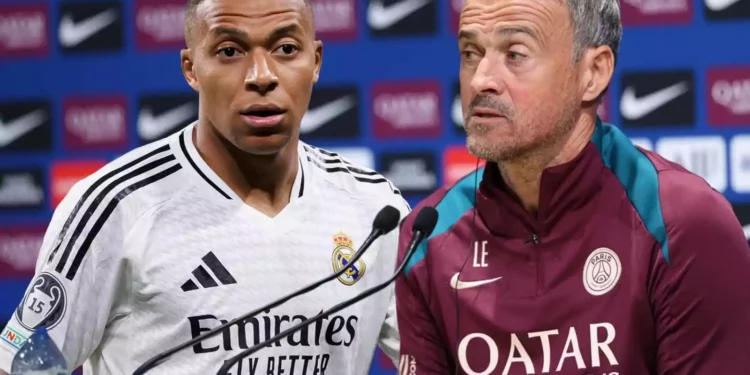 Kylian Mbappe u ‘injorua’ nga trajneri i PSG-së, Luis Enrique