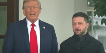 Donald Trump e pret Zelenskyn në Shtëpinë e Bardhë