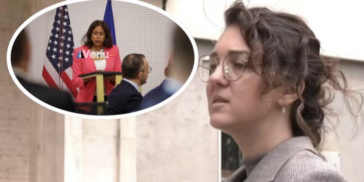 Deputetja e VV-së kapet me Ambasadën e Amerikës, e akuzon Prattipatin se i vizituan gjyqtarët e Kushtetueses një ditë para vendimit