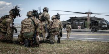 KFOR-it italian dhe ushtria amerikane zhvillojnë stërvitje në Pejë