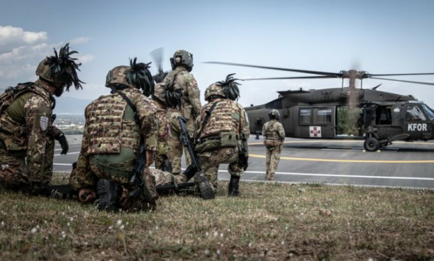KFOR-it italian dhe ushtria amerikane zhvillojnë stërvitje në Pejë
