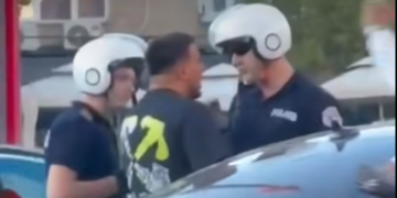 VIDEO/ “Policia përdori sprej ndaj qytetarit, pasi u gjobit për parkim të gabuar”, avokati pretendon se po bëhet manipulimi i provave
