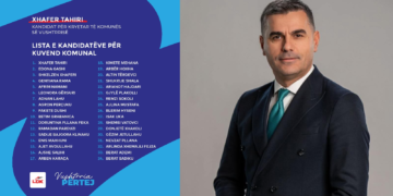 Kandidati i LDK për kryetar të Vushtrrisë, Xhafer Tahiri prezanton listën e kandidatëve për asamblistë