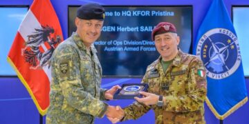 Barduani pret në takim gjeneralin austriak, diskutojnë për sigurinë në Kosovë dhe rajon