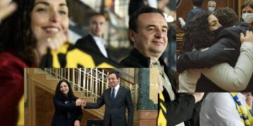 Rikthimi i Vjosës: Përqafimi me Kurtin dhe fjalët ‘copy-paste’ me të Vetëvendosjes