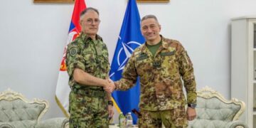 KFOR’i njofton për takimin lamtumirës të Barduanit me shefin e ushtrisë serbe në Beograd – detaje