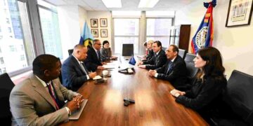 Kurti takon në New York kryeministrin e Belizesë, diskutojnë për mundësitë e bashkëpunimit ekonomik