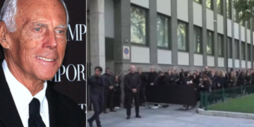 Funerali i Giorgio Armanit, qindra qytetarë presin radhën për t’i dhënë lamtumirën e fundit ikonës së modës
