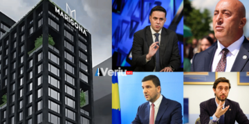 LDK-AAK-PDK në një kulm? “Kopshti botanik” i Marigona Tower po bëhet rooftop luksoz (VIDEO)