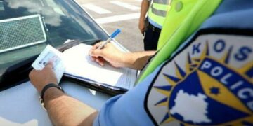 Po bënin gara shpejtësie, policia gjobit dy shoferë në Rahovec