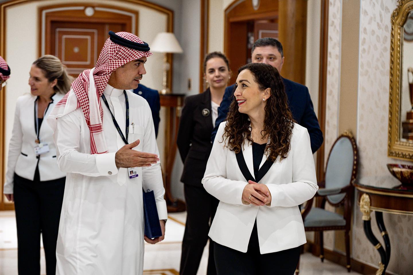 Osmani dhe zyrtarët sauditë flasin për pjesëmarrjen e Kosovës në EXPO 2030