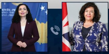 Osmani i tregon emisares britanike për ndërhyrjet e Serbisë në zgjedhjet e 12 tetorit