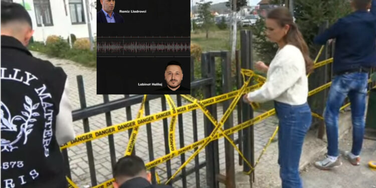 Pas publikimit të audo-incizimeve, PDK rrethon me shirita Komunën e Drenasit: “RREZIK”