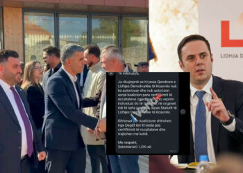 Xhafer Tahiri lidh koalicion “individual” me VV-në, Sekretariati i Lumir Abdixhikun e kundërshton (Foto/sms)