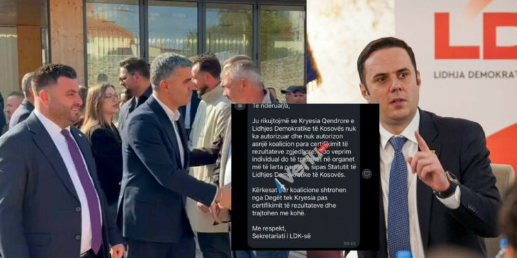 Xhafer Tahiri lidh koalicion “individual” me VV-në, Sekretariati i Lumir Abdixhikun e kundërshton (Foto/sms)