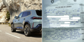 Një BMW XM me targa zvicerane konfiskohet në Prizren, drejtuesi kishte 114 gjoba