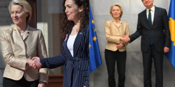 Tri mesazhet e Von der Leyen pas takimit me Osmanin dhe Kurtin