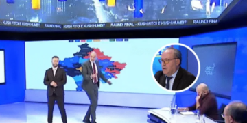 Për shkak të debatit me Sadri Ramabajën, momenti kur Visar Ymeri largohet nga studio e “Debat Plus
