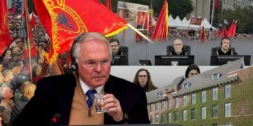 Christopher Hill dëshmohet në Hagë, e mbron  nga Prokuroria UÇK’në dhe Thaçin, akuzat ndaj tyre ia lë veç Millosheviqit