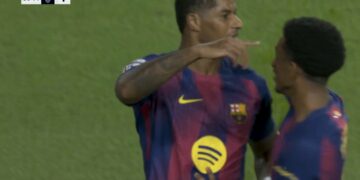 Rashford shënon gol të bukur, Barça afër fitores ndaj Elches