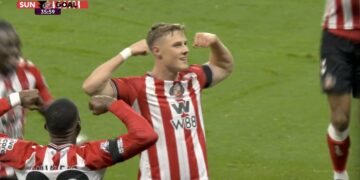 GOOOL: Sunderlandi i Granit Xhakës në avantazh ndaj Arsenal