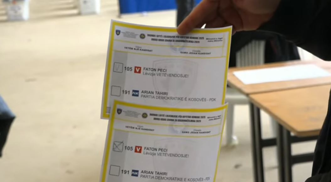 Gjendet fletëvotim me numër serik të pasaktë – emri i Faton Pecit shihet si votuar