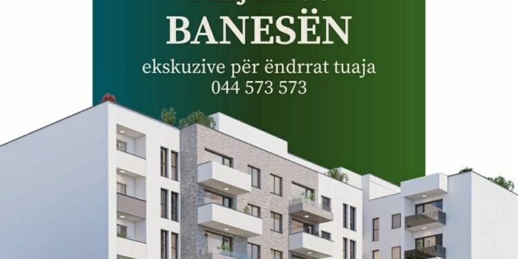 Blej banesën ekskluzive për ëndrrat tuaja te “Dijari” në pjesën më të bukur të Vushtrrisë