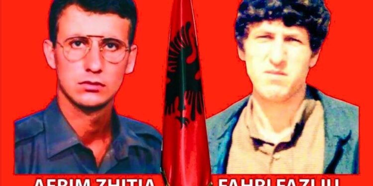 36-vjet nga rënia e dëshmorëve Afrim Zhitia dhe Fahri Fazliu