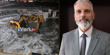 Rrjedhja e madhe e ujit në Mitrovicë, reagon Mujka: S’është nga dora e njeriut, po rritje e papritur e nivelit