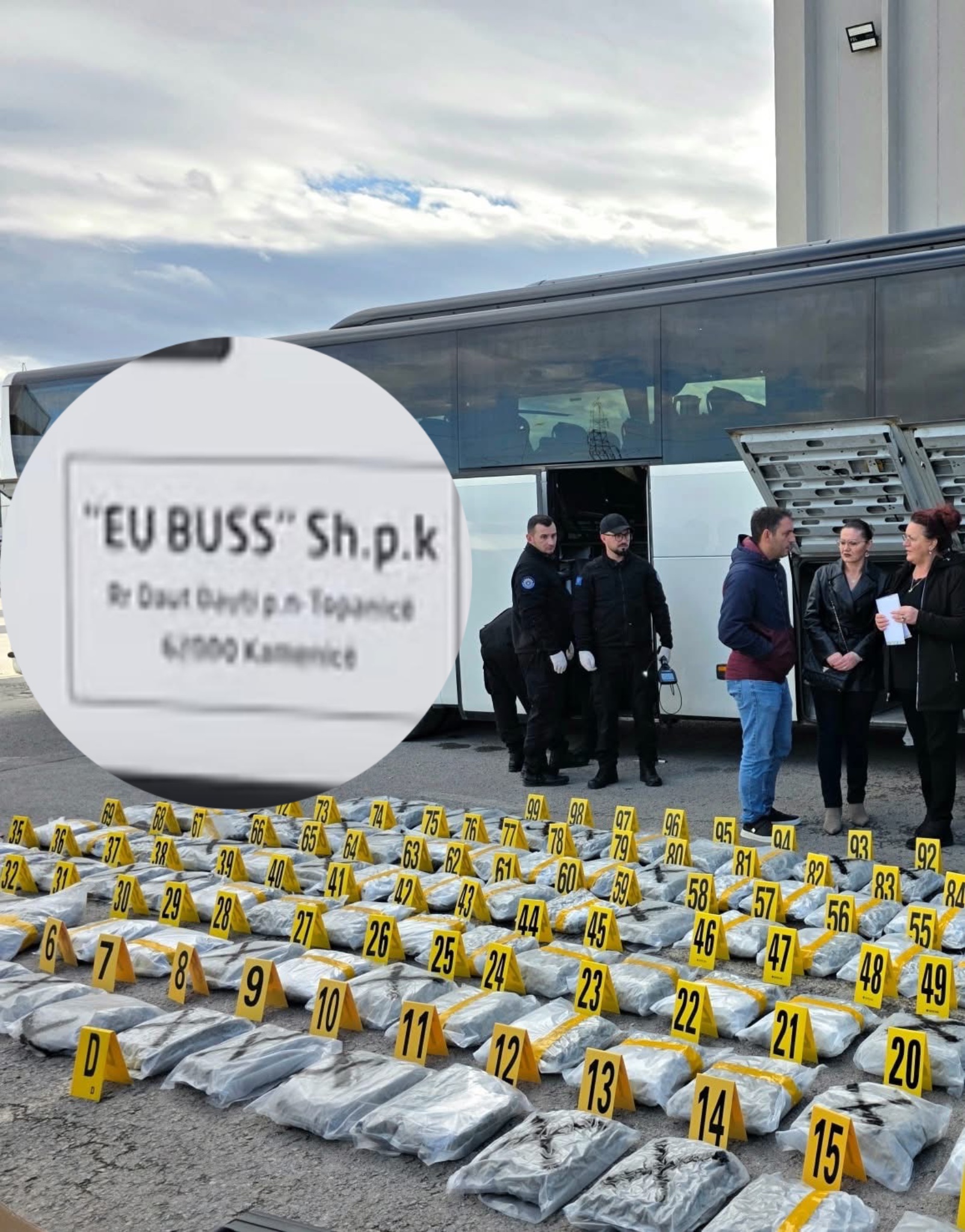 Ekskluzive: Kjo është kompania së cilës iu zunë 120 kg drogë brenda autobusit