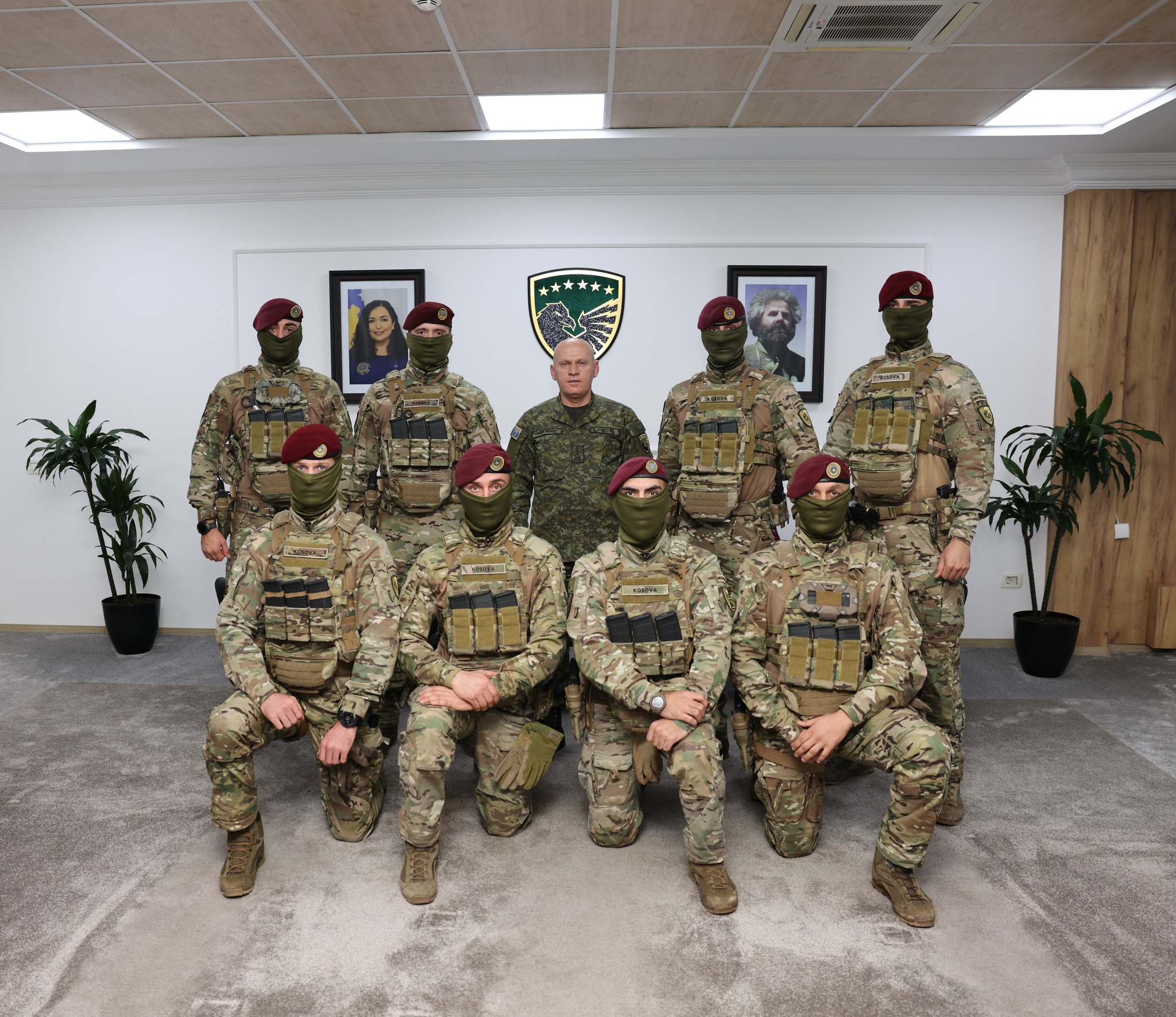 Komandanti i FSK-së priti pjesëtarët e Operacioneve Speciale pas përfundimit me sukses të trajnimit në xhunglat e Belizes