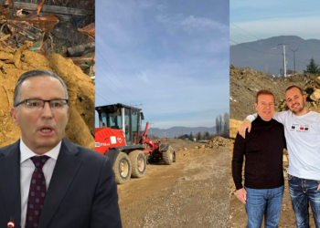Hamza i dha tender 1.4 milion në fushatë “Bagerit”, banorët po ankohen se në vend zallit rruga po shtrohet me dhe (Dokument/foto)