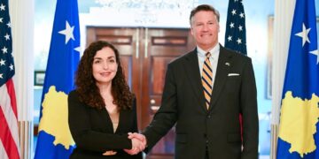 Osmani pritet në Washington nga zëvendëssekretari Landau: Kosova e përkushtuar ndaj aleancës strategjike