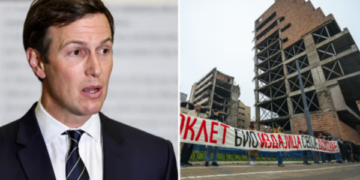 Partia e Vuçiqit e vajton investimin e dhëndrrit të Trumpit, akuzojnë protestuesit se “po i çojnë amerikanët në Shqipëri”