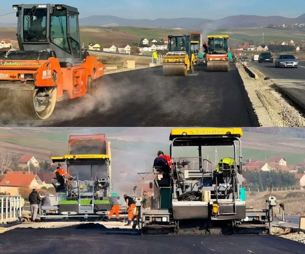 Hyrja në Vushtrri në drejtimin për Prishtinë, e bllokuar deri në orën 14:00