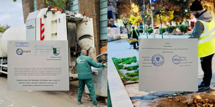 Komuna e Mitrovicës nënshkruan marrëveshje me UNITET-in, fillon menjëherë pastrimi i sheshit dhe rrugëve të qytetit