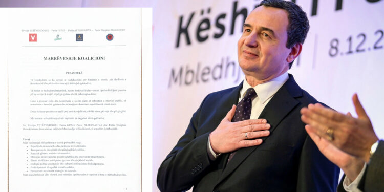 Publikohet marrëveshja në letër e Vetëvendosjes me tri parti të tjera