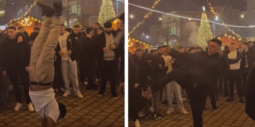 Atmosferë festive në Istog, sheshi i qytetit kthehet në ‘fushëbetejë’ vallëzimi për dy persona