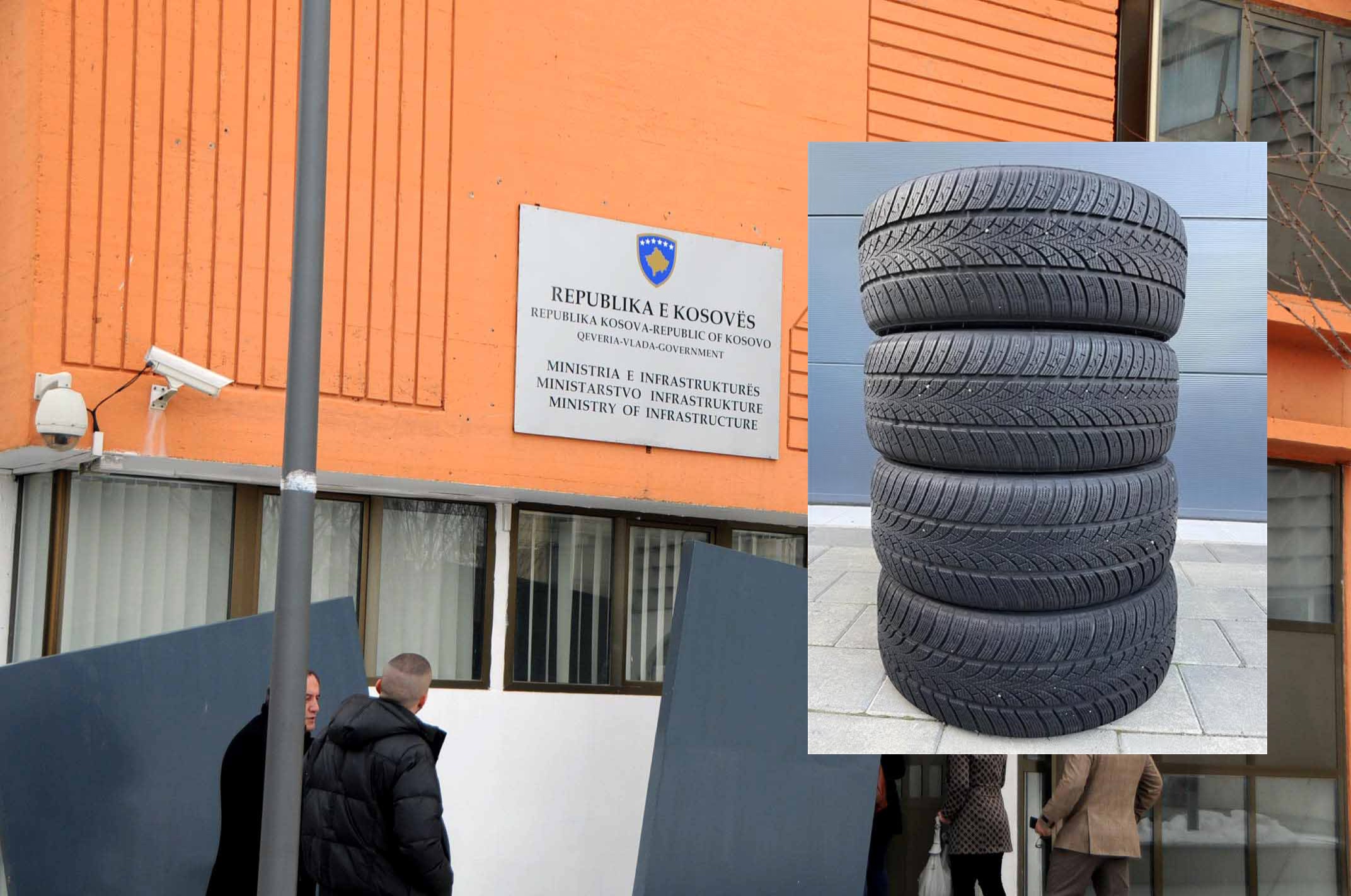 MMPHI-ja ndan afro 70 mijë euro për goma të verës e të dimrit (Dokument)