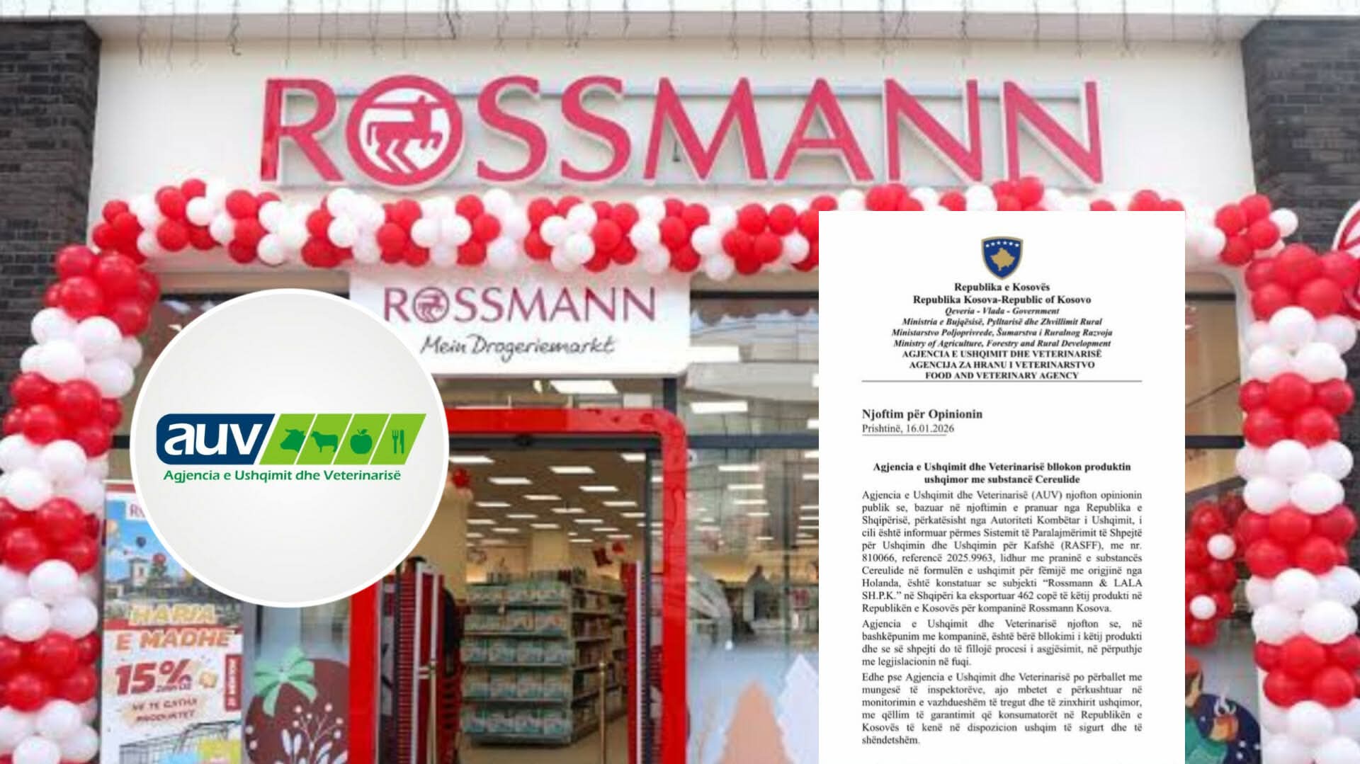 Rossmann është kompania që AUV ia gjeti ushqimet e fëmijëve me substancë të dyshimtë te kontaminuar