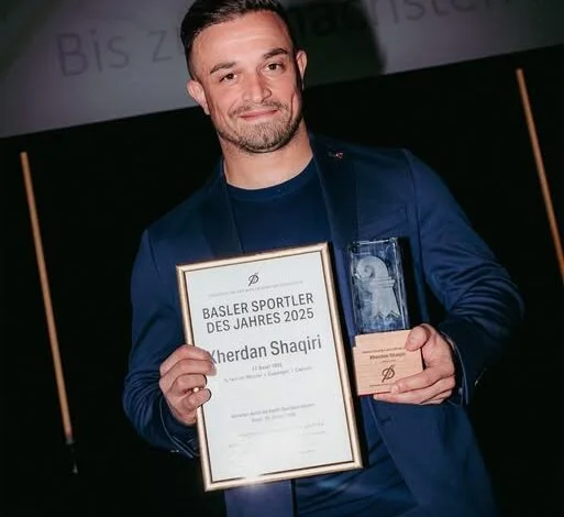 Shaqiri shpallet sportisti i vitit 2025 nga qyteti i Bazelit
