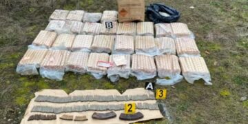 140 kg eksplozivë të gjetur në veri, Baliqi: Janë prodhuar në Serbi më 2014