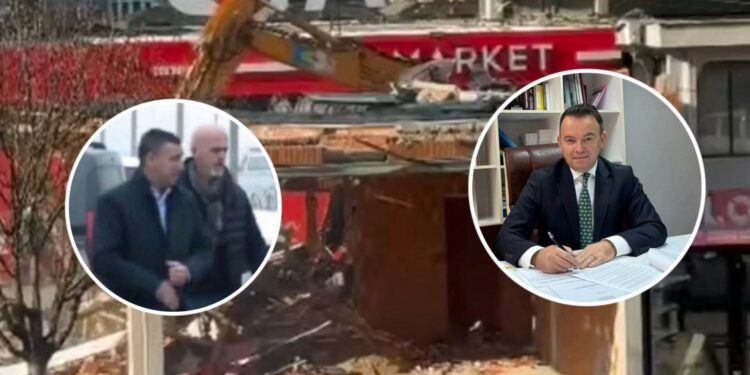 Zbatim i ligjit apo hakmarrje politike? Faton Peci i rrënon lokalin vëllaut të ish shoferit të Kadri Veselit