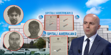 Këta janë mjekët që u kapën duke punuar ilegalisht në “American Hospital Kosova II” – spitali i Klodian Allajbeut u gjobit nga inspektorati shëndetësor (Dokument)